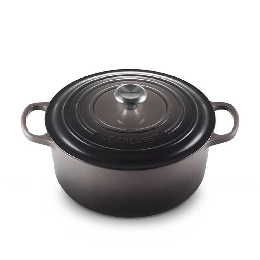 Signature 6.7 L Round Dutch Oven with Stainless Steel Knob - Oyster