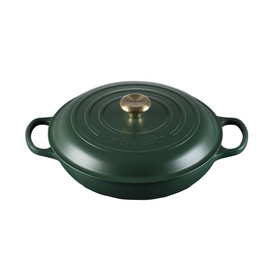 CI Signature 3.5 L Braiser Light Gold Knob - Forêt