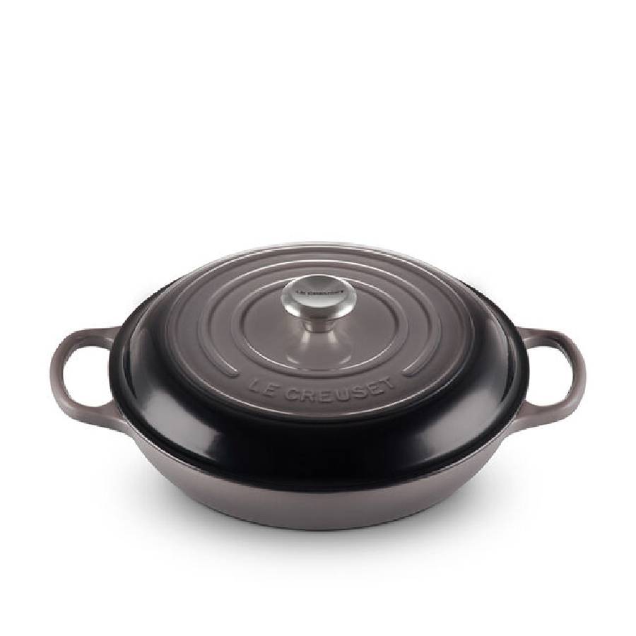 Signature 3,5 L Braisière avec bouton en acier inoxydable - Oyster