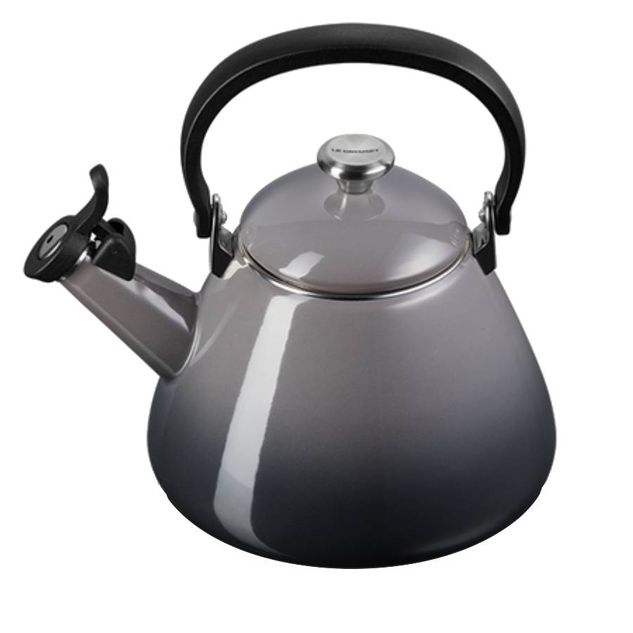 Bouilloire Kone avec bouton phénolique noir - Huitre - 1,6 L