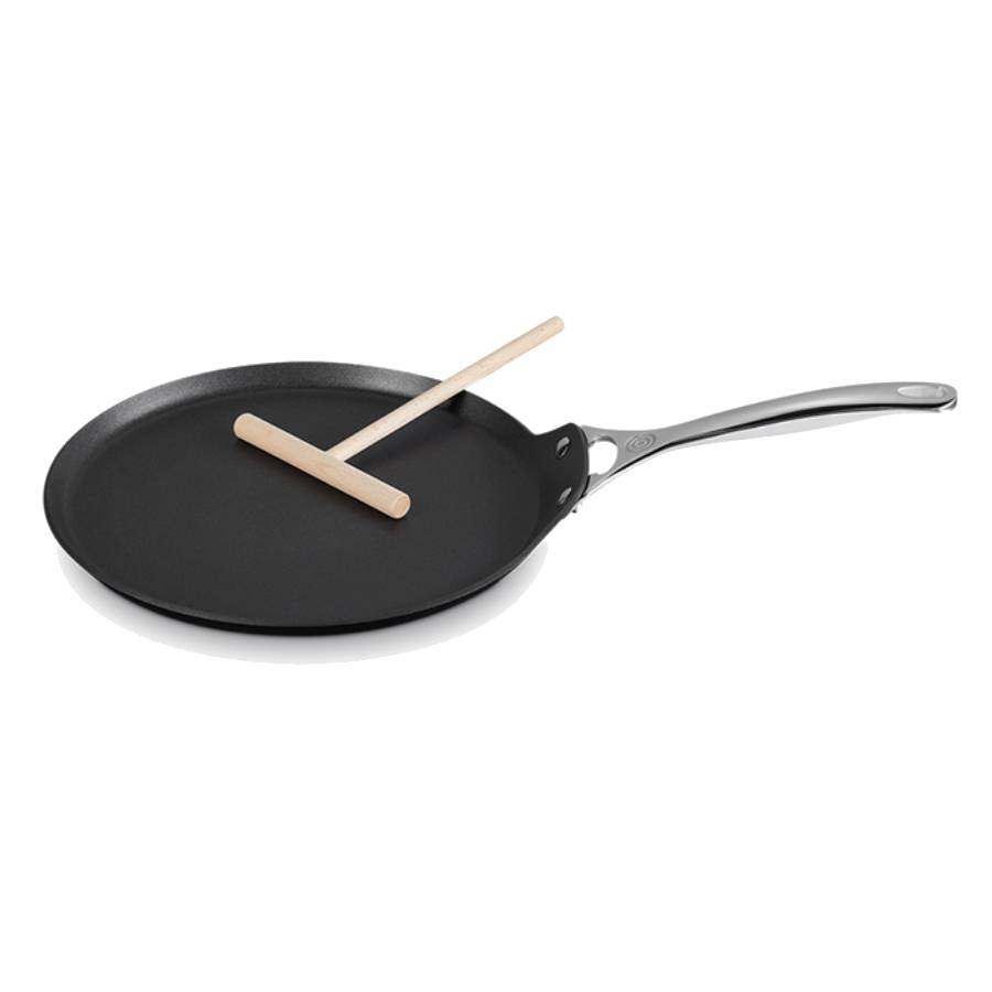 TNS PRO 28 cm Crêpière avec râteau