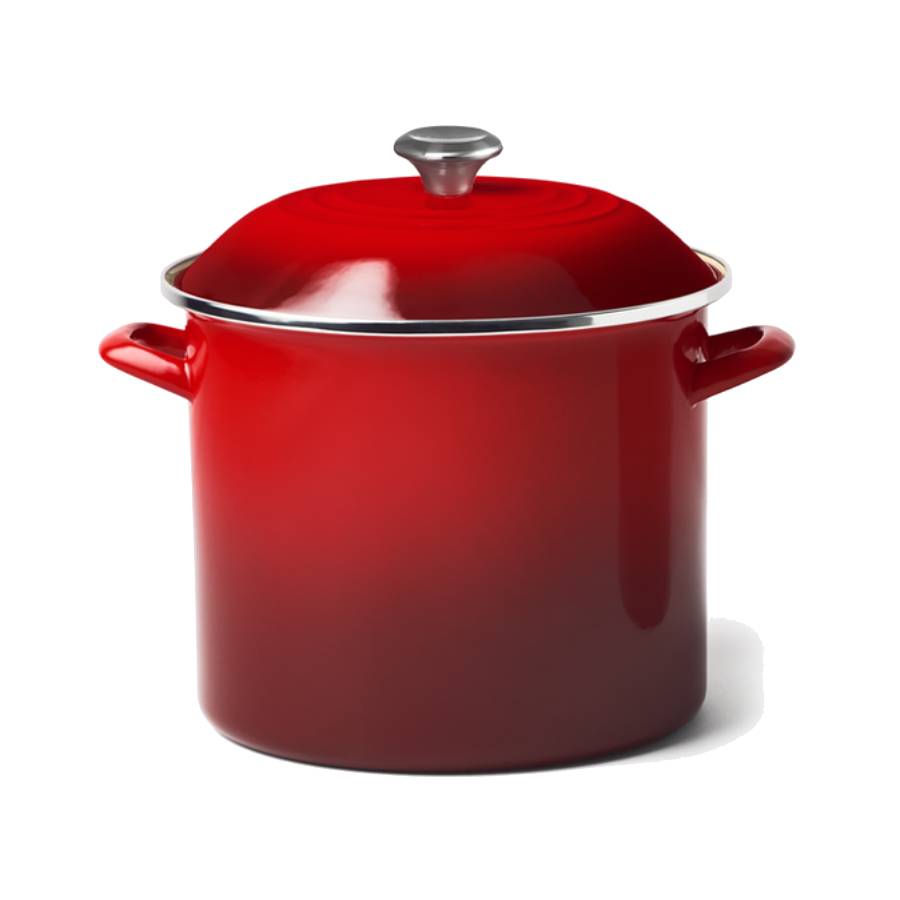11.4 L Stockpot with SS Knob - Cerise