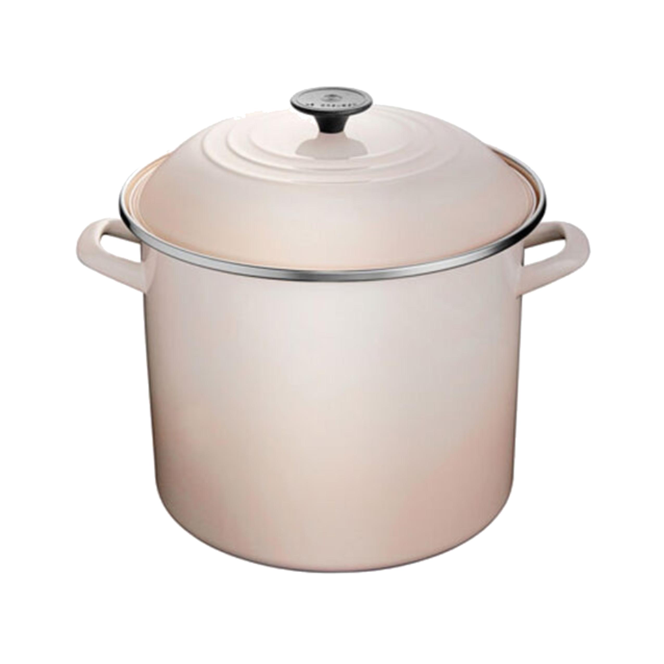 11.4 L Stockpot SS Knob - Meringue 