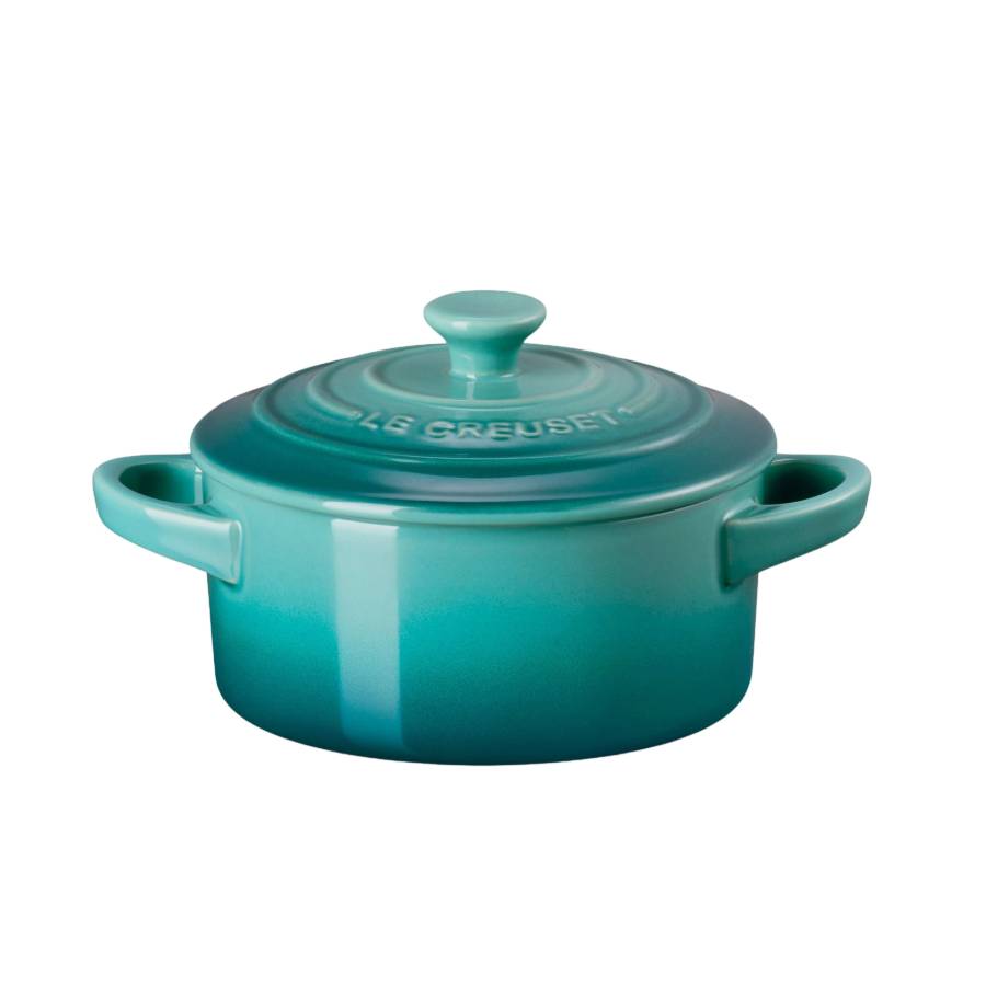 0.25 L Mini Round Cocotte - Bleu Riviera