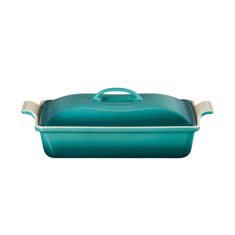 3.8L Rectangular Casserole -  Bleu Riviera