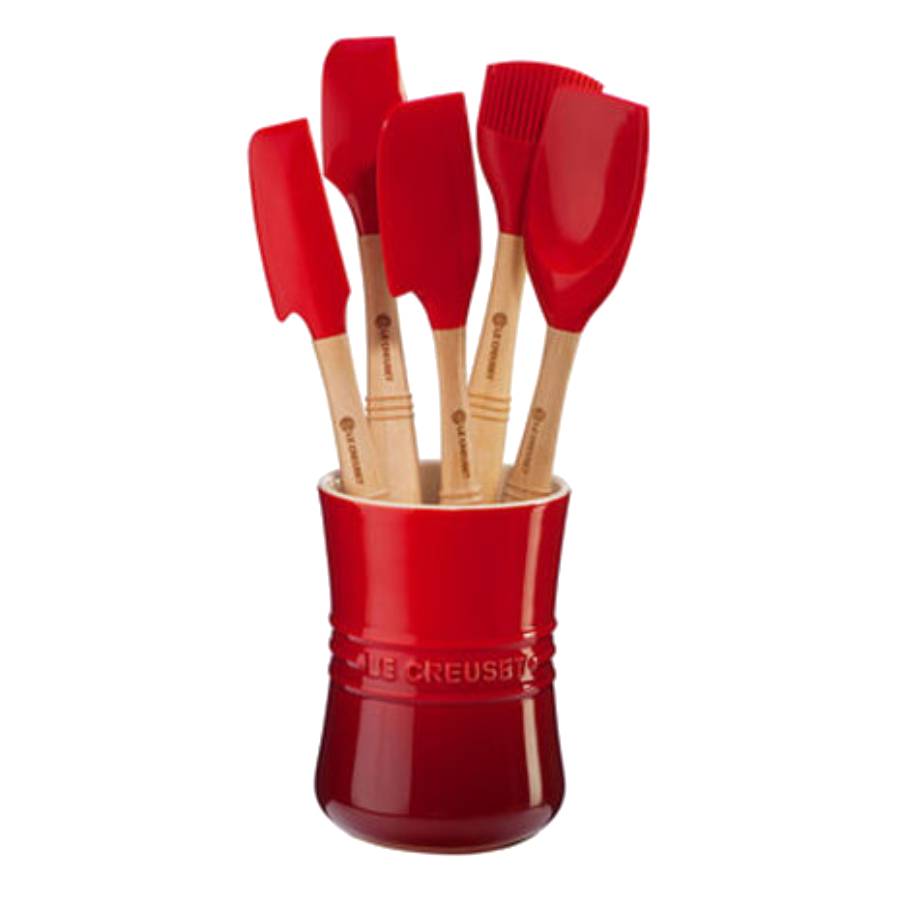 Revolution Silicone Tool Set - Cerise - 6pc