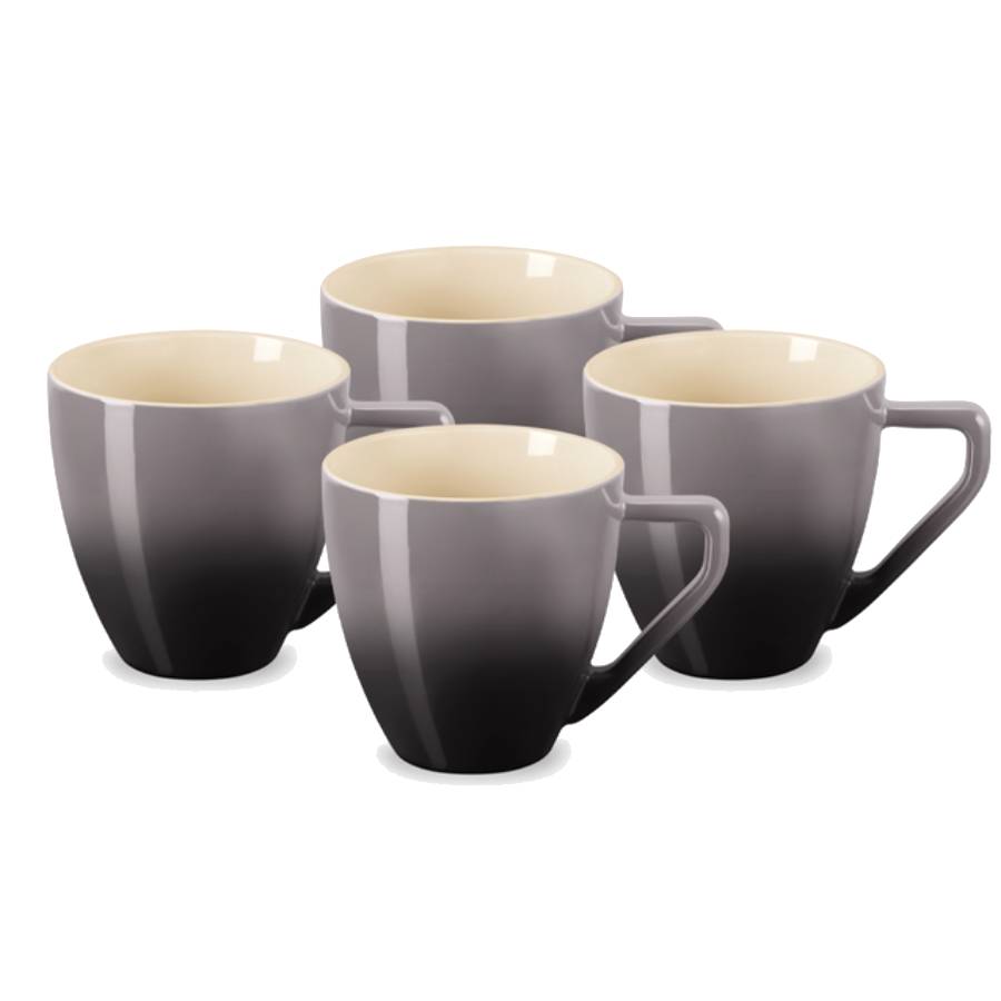 Minimalist Mugs - Oyster - 4pc