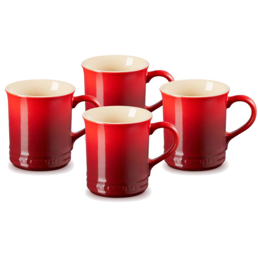 Classic .4 L Mugs - Cerise - Set of 4
