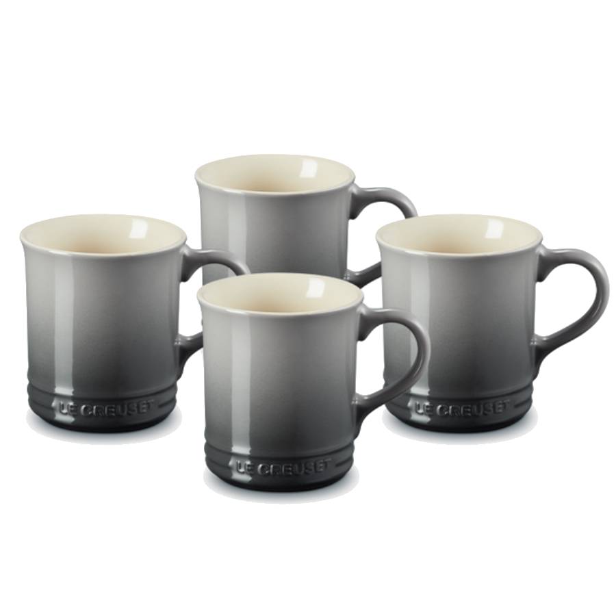 Classic .4 L Mugs - Oyster -Set of 4