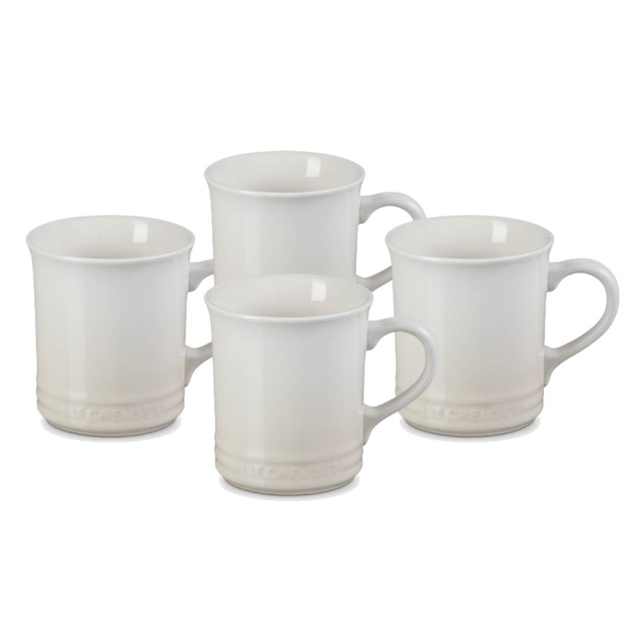 Classic .4 L Mugs - Meringue -Set of 4