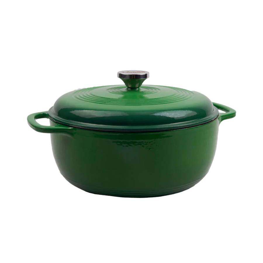 Enamel Cast Iron Dutch Oven - Emerald - 6 Quart