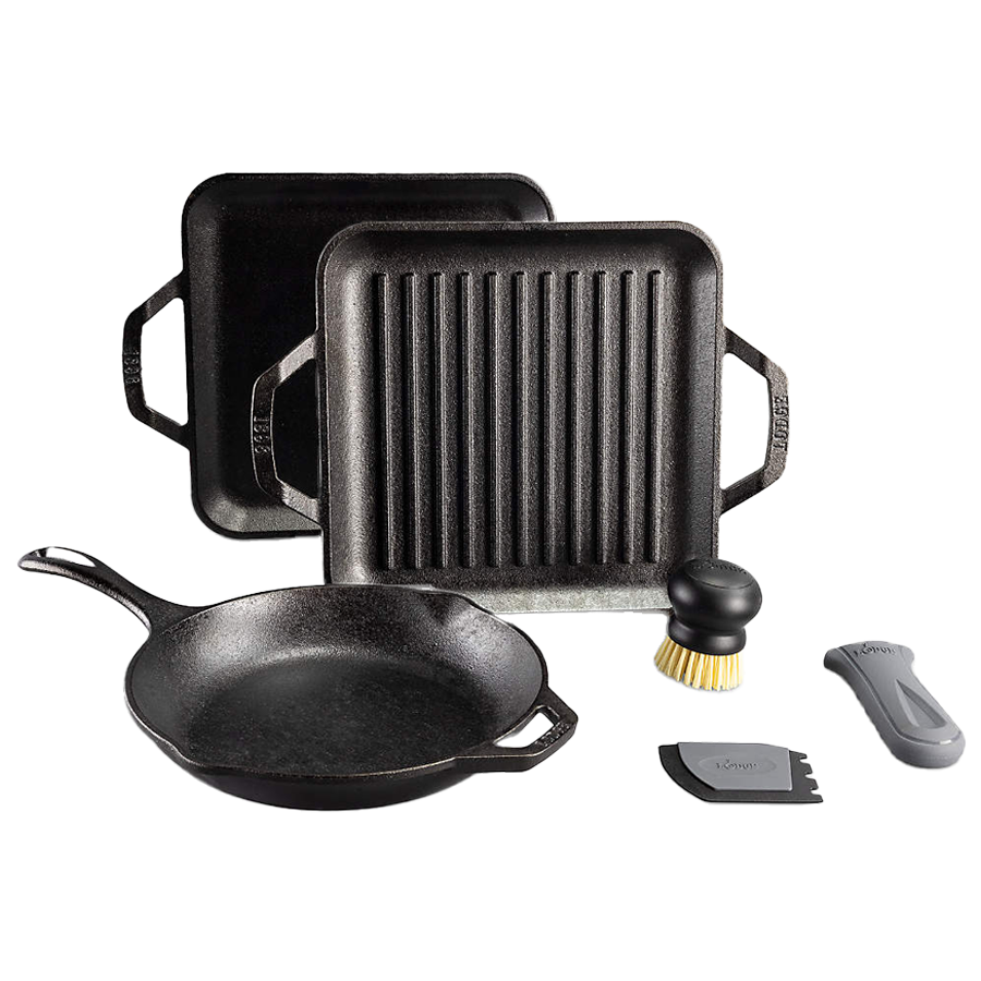 Collection Chef Batterie de cuisine gastronomique en fonte 6 pièces