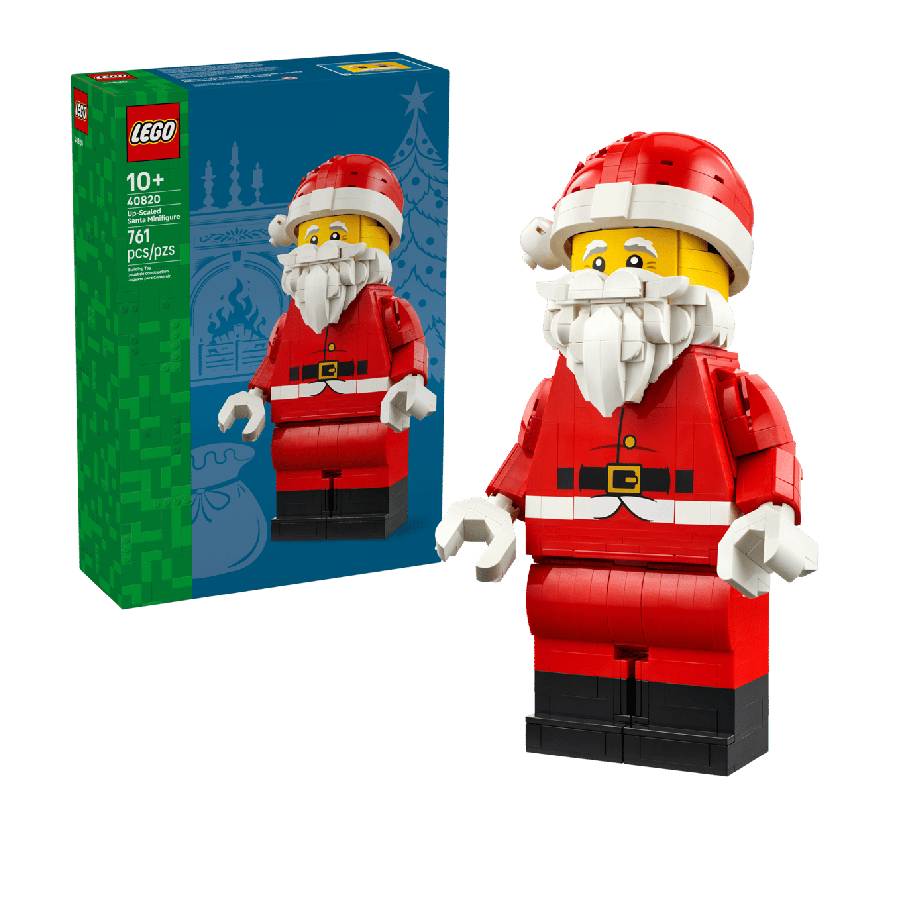 Up-Scaled Santa Minifigure
