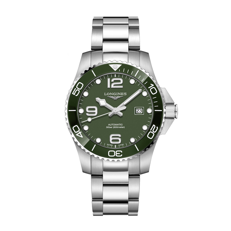 Montre pour homme HydroConquest - Acier inoxydable / vert