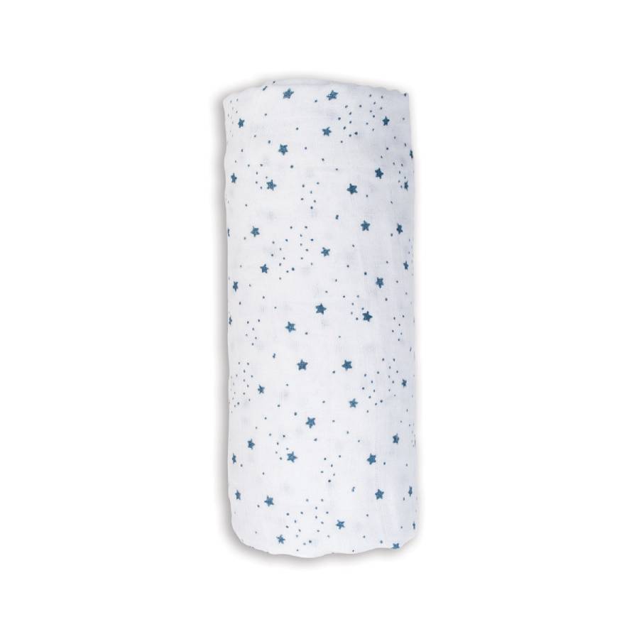 Muslin Cotton Baby Swaddle Blanket - Stars