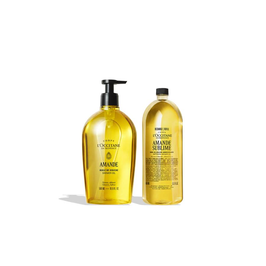 Almond Shower Oil Duo