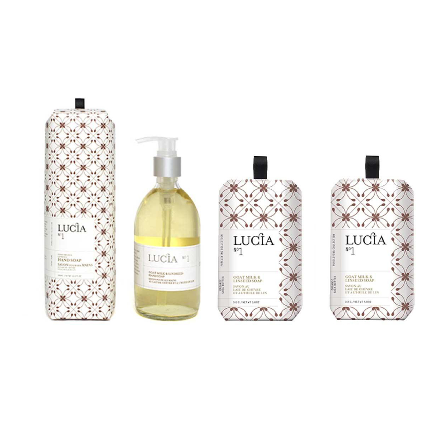 Goat Milk & Linseed Soap Starter Set