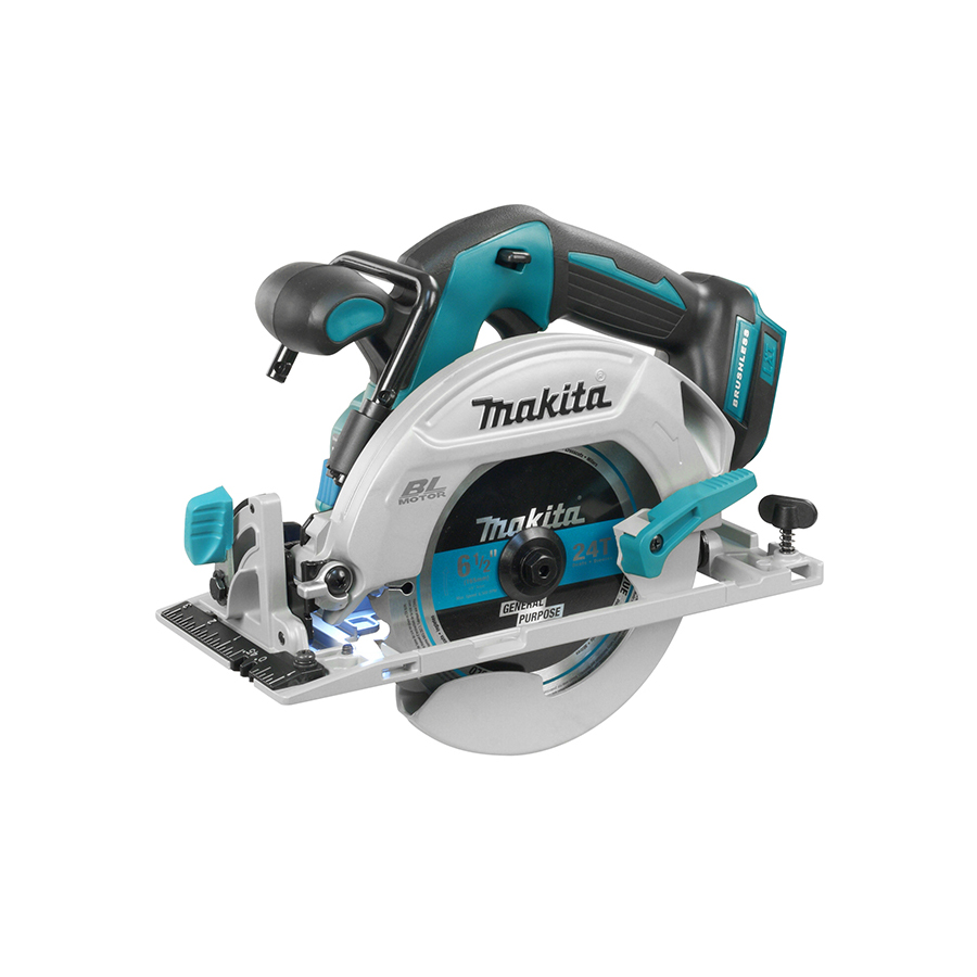 Scie circulaire sans fil 6-1/2 po avec moteur sans balai (Outil seulement)
