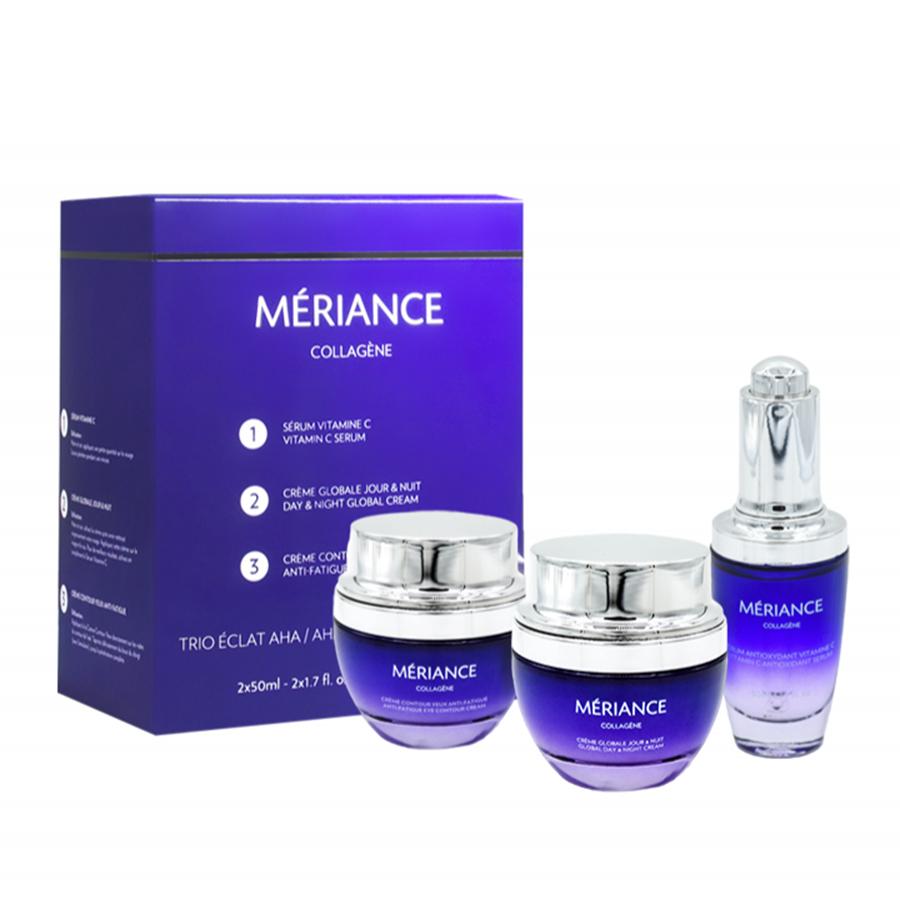 AHA Skin Brightening Trio - Vitamin C, Hyaluronic Acid & AHA