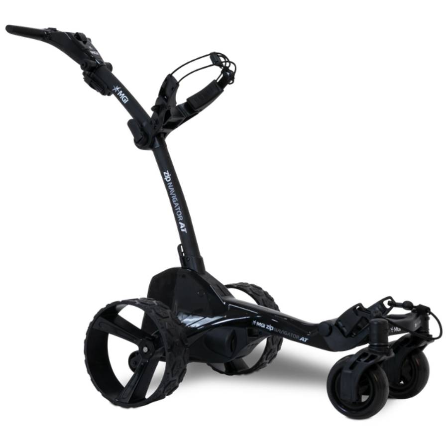 Chariot de golf électrique télécommandé Navigator AT - Noir mat brillant