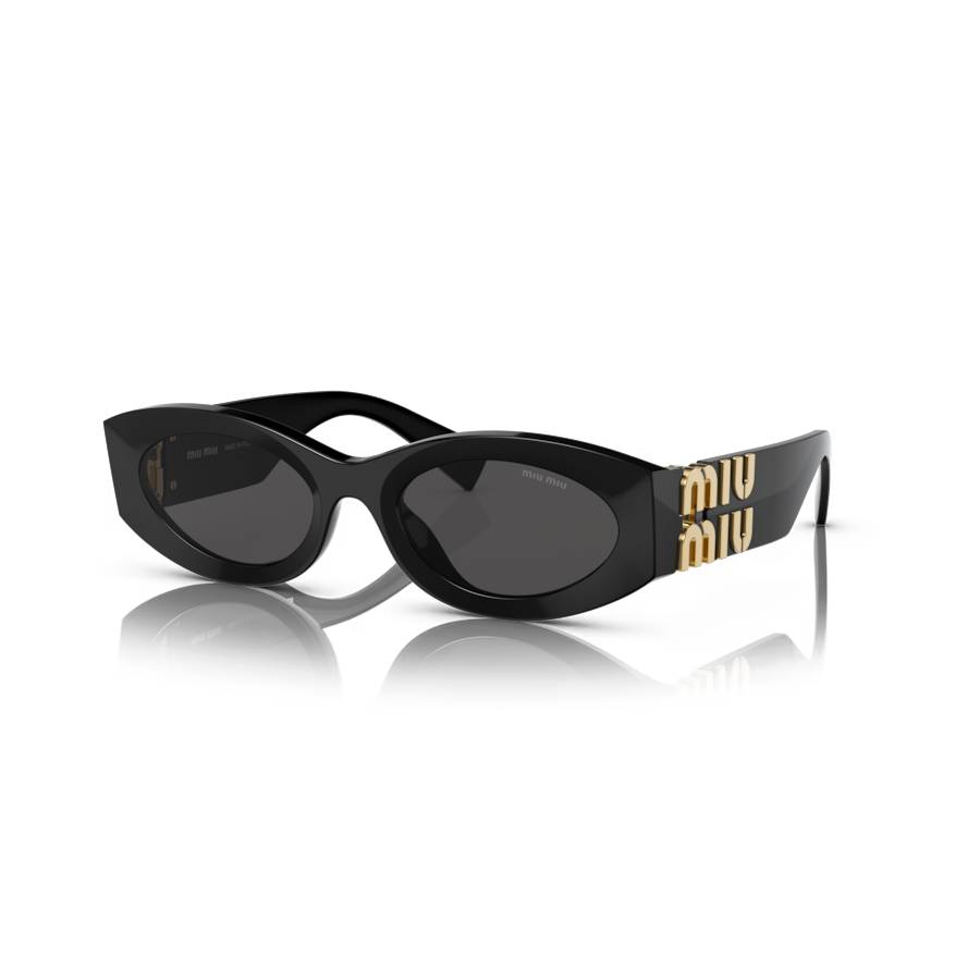 Lunettes de soleil ovales - Femmes - Noir