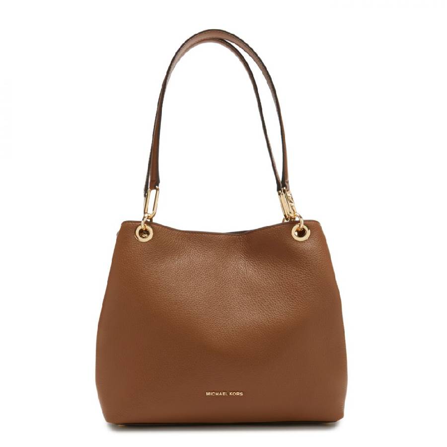 Kensington Pebbled Leather Tote - Luggage - Large