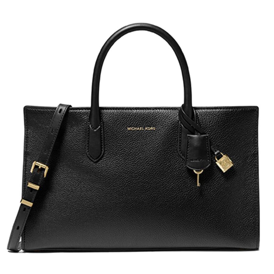 Sacoche en cuir Scarlett - Noir - Moyen
