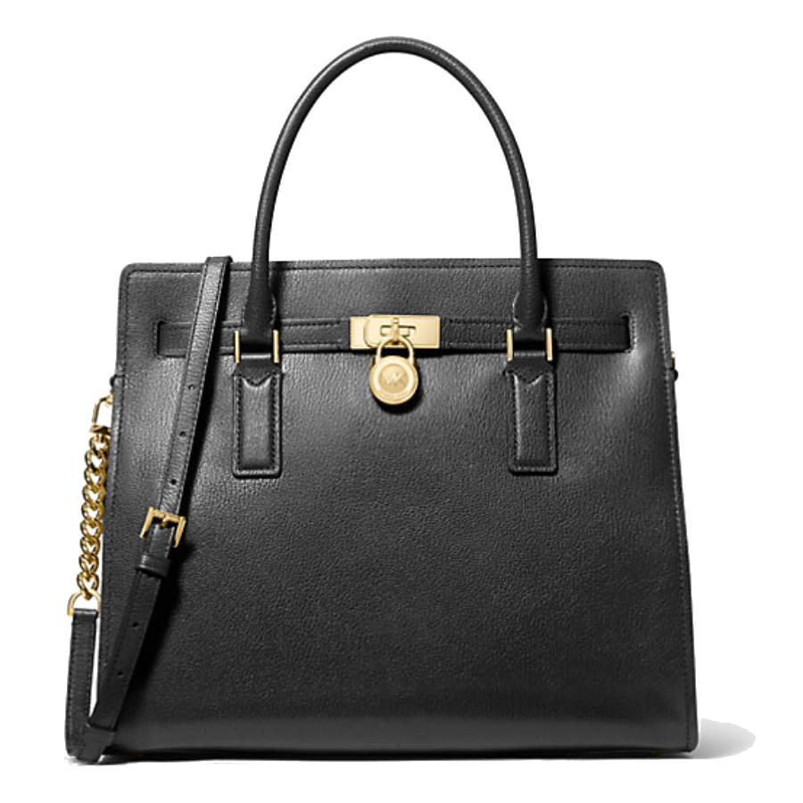Sacoche Hamilton Moderne en cuir - Noir - Grand