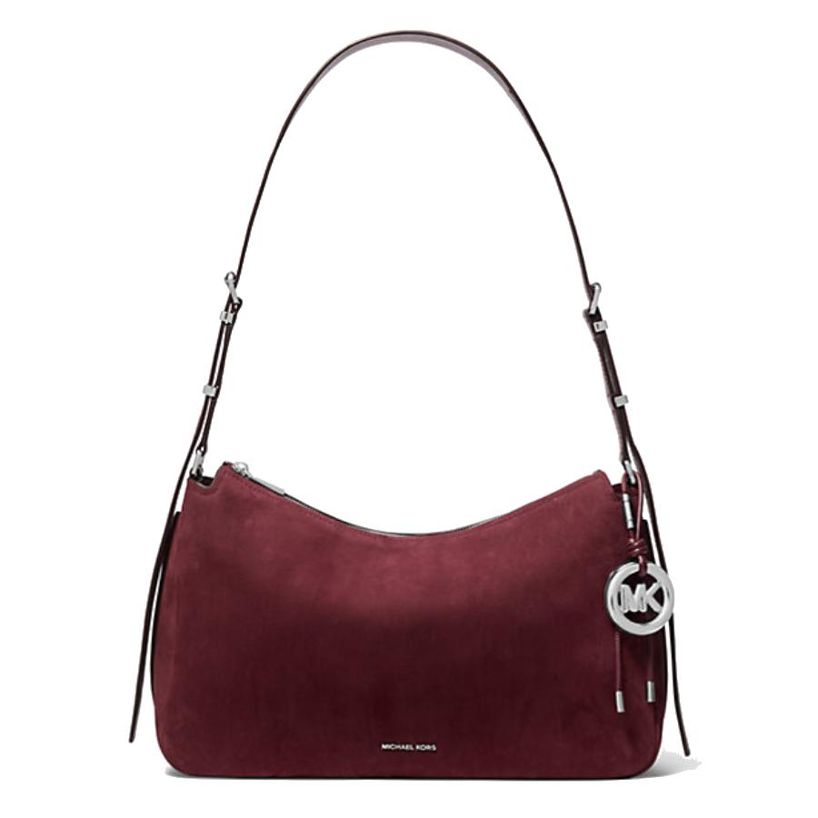 Sac à bandoulière convertible Nolita en nubuck - Sang de bœuf - Moyen