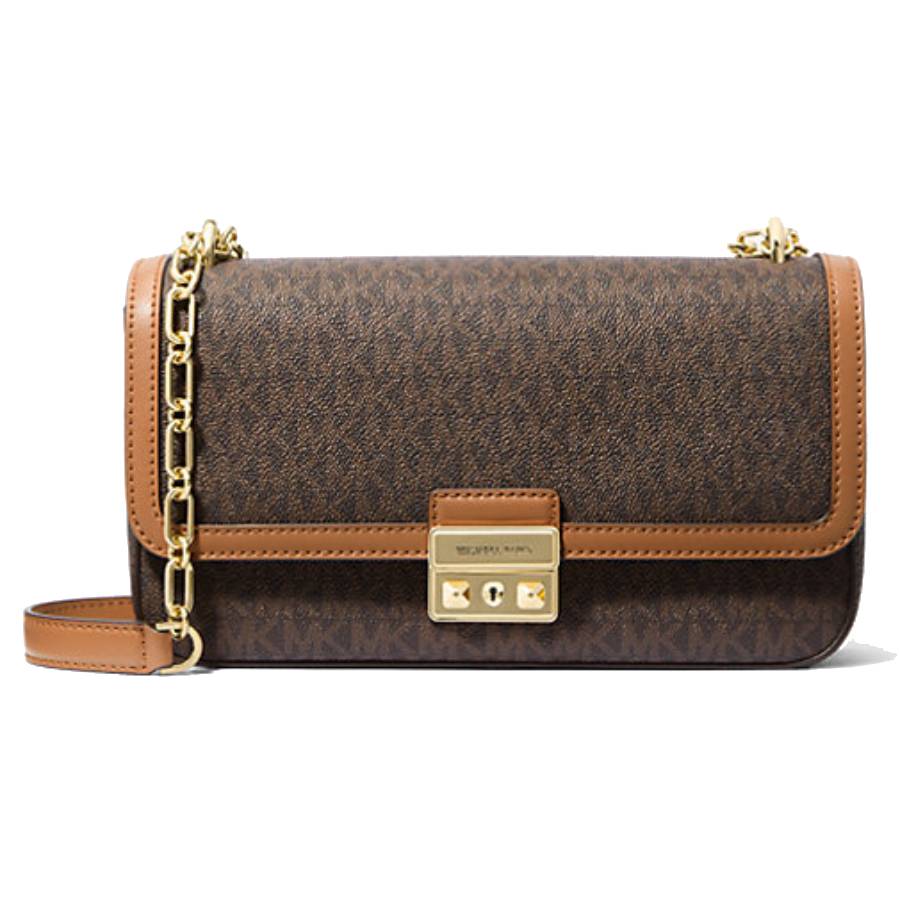 Sac à bandoulière Tribeca Signature Logo - Marron/Gland - Grand