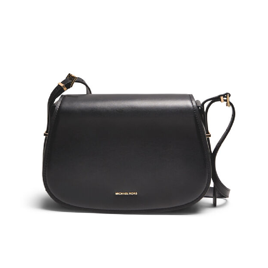 Lydia Flap Messenger - Black - Medium