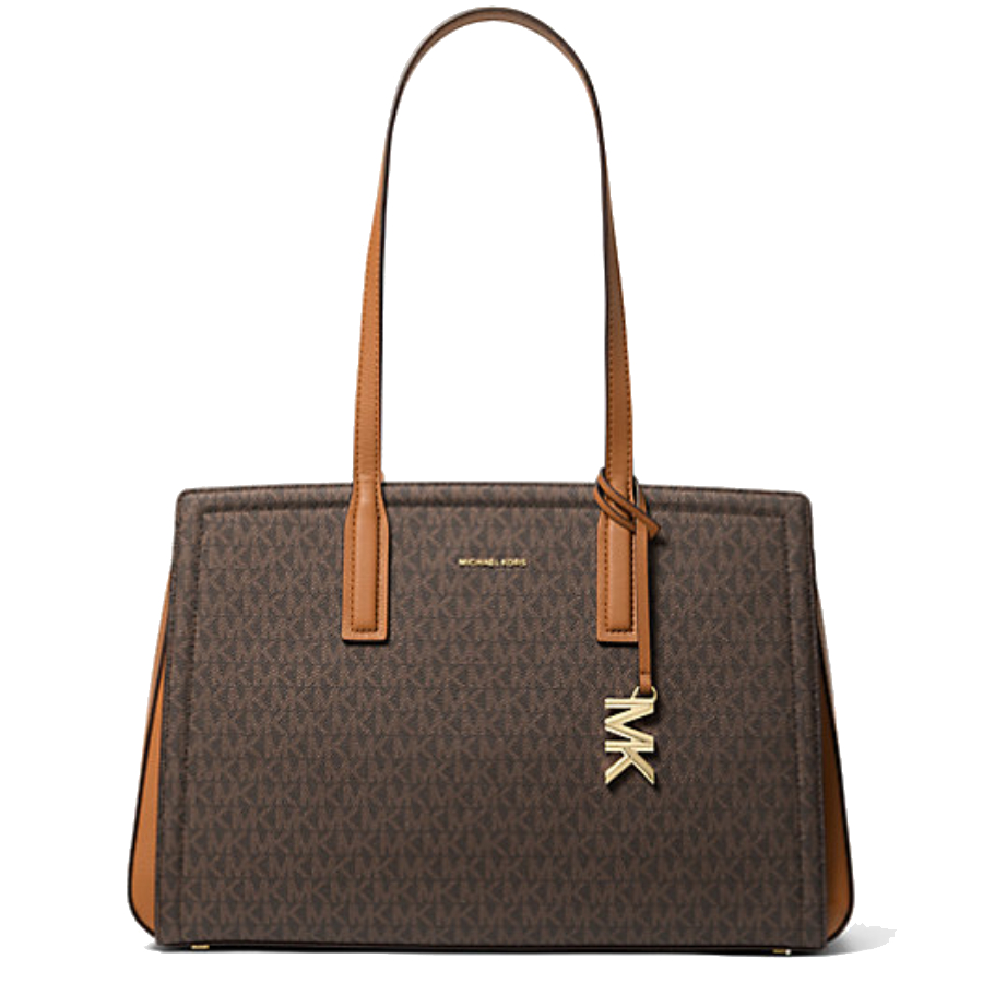 Laila Signature Logo Tote Bag - Brown/Acorn - Medium
