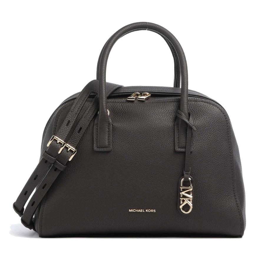 Ashton Zip Satchel - Chocolate - Medium