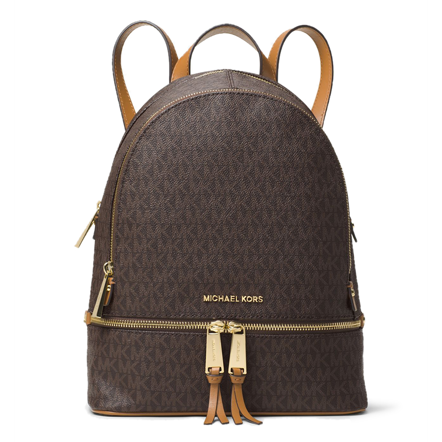 Rhea Logo Backpack - Brown - Medium