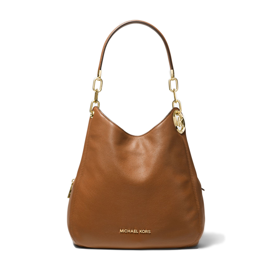 Sac à bandoulière Lillie en cuir grainé - Grand