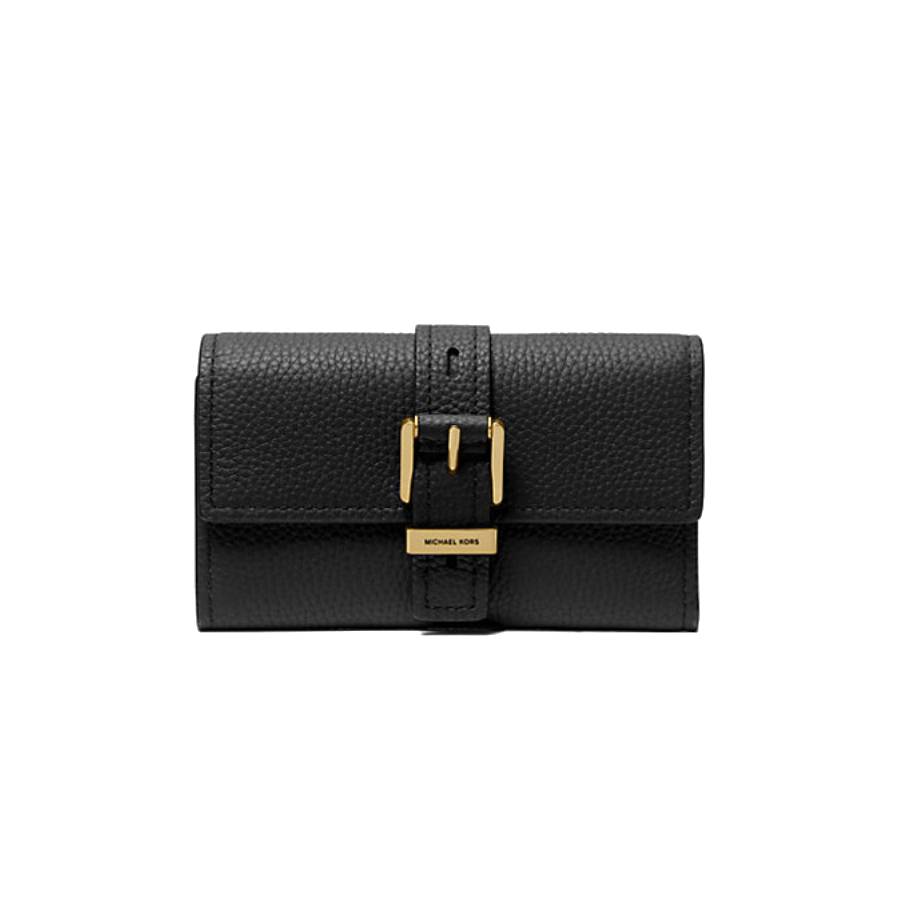 Nolita Flap Trifold Wallet - Black - Medium
