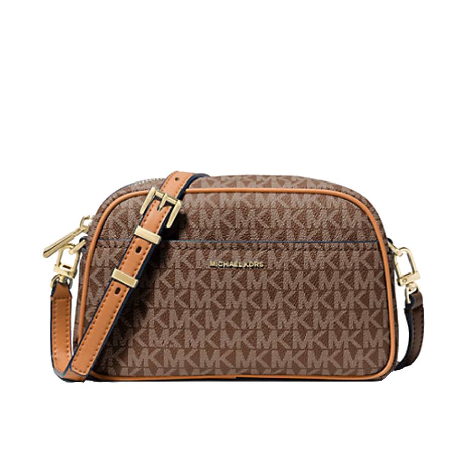 Jet Set Camera Crossbody Bag - Brown/Acorn - Small