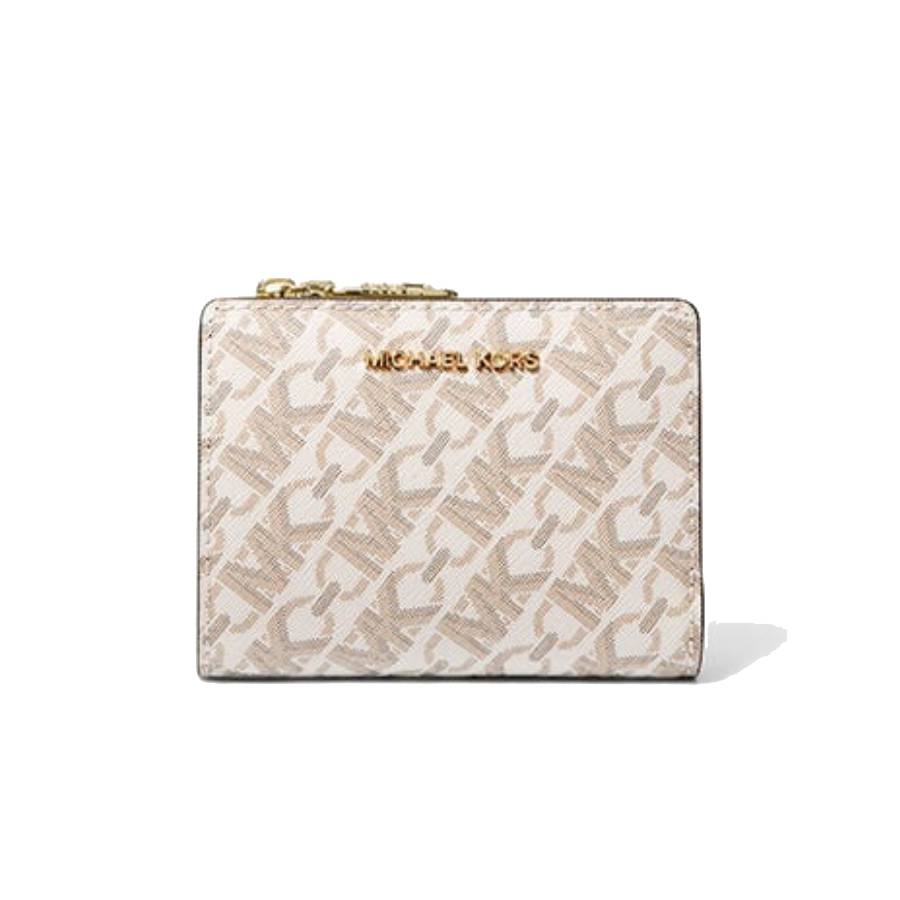 Empire Signature Logo Billfold Wallet - Vanilla / Luggage - Medium