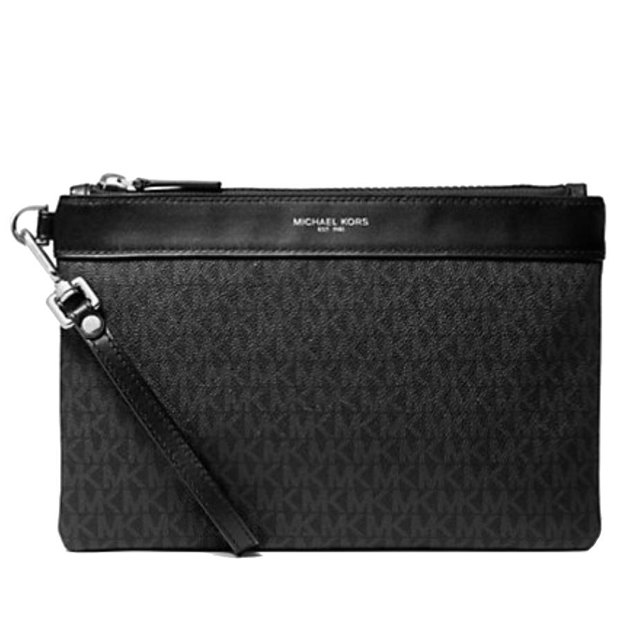 Signature Logo Travel Pouch - Black - Small