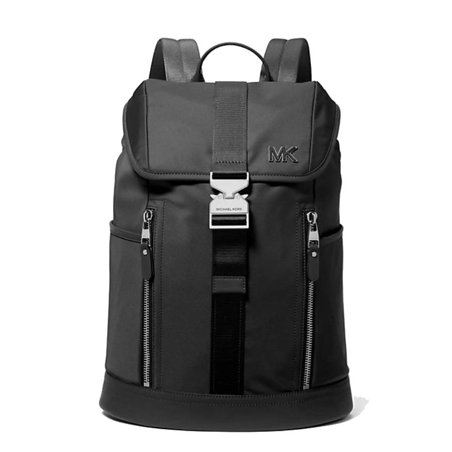 Eli Aviator Double Zip Rucksack - Black