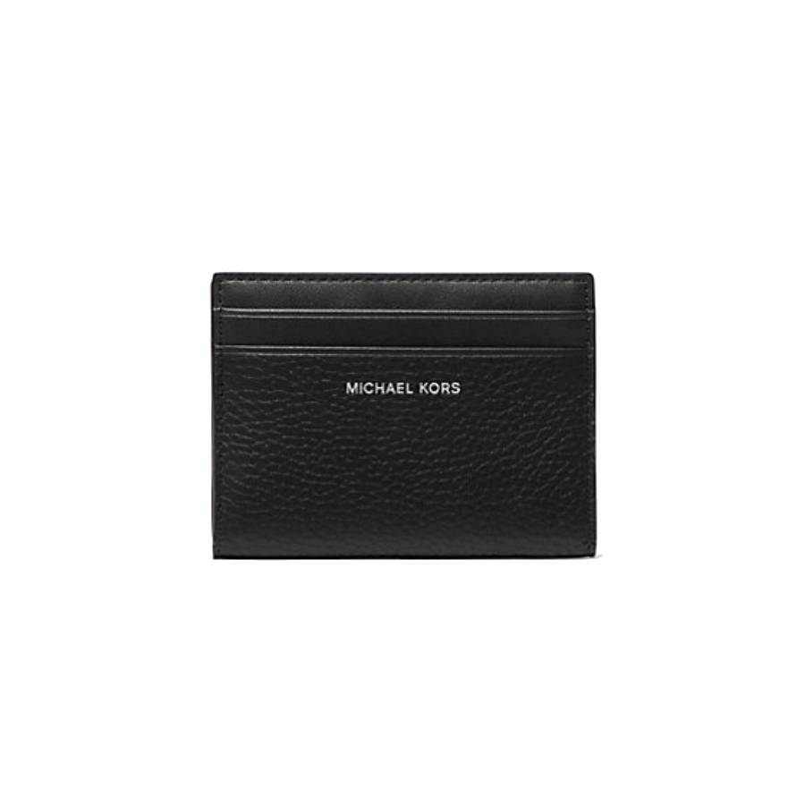 Hudson Pebbled Leather Bifold Wallet - Black