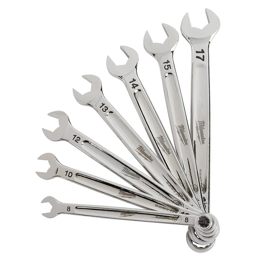 7-Piece Combination Wrench Set - Metric