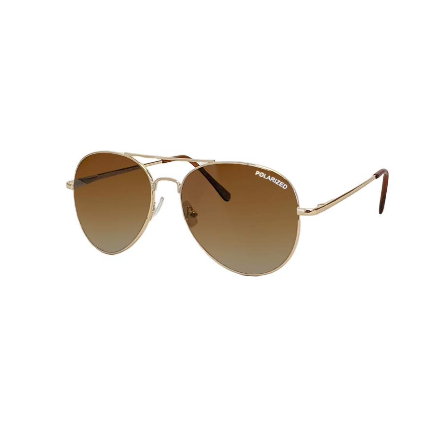 Lunettes de soleil pilote polarisées - Marron