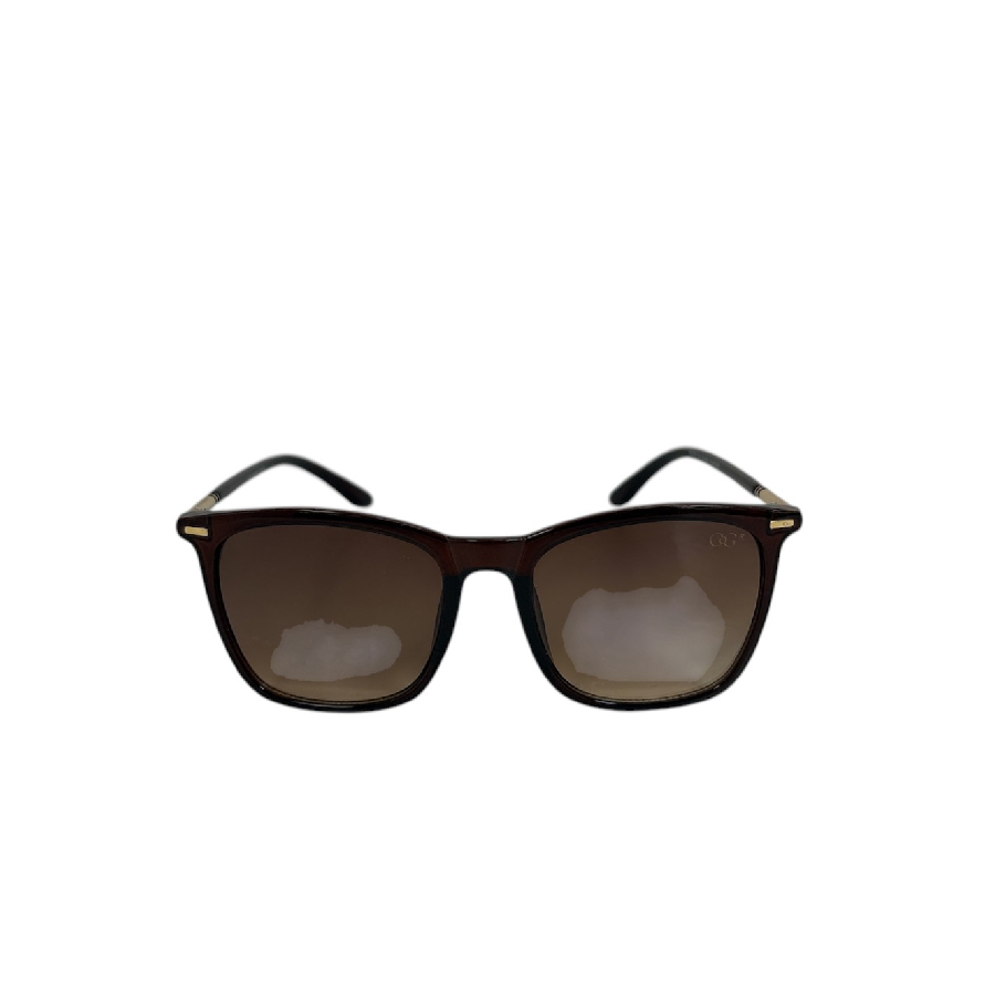 Rectangular Sunglasses - Brown