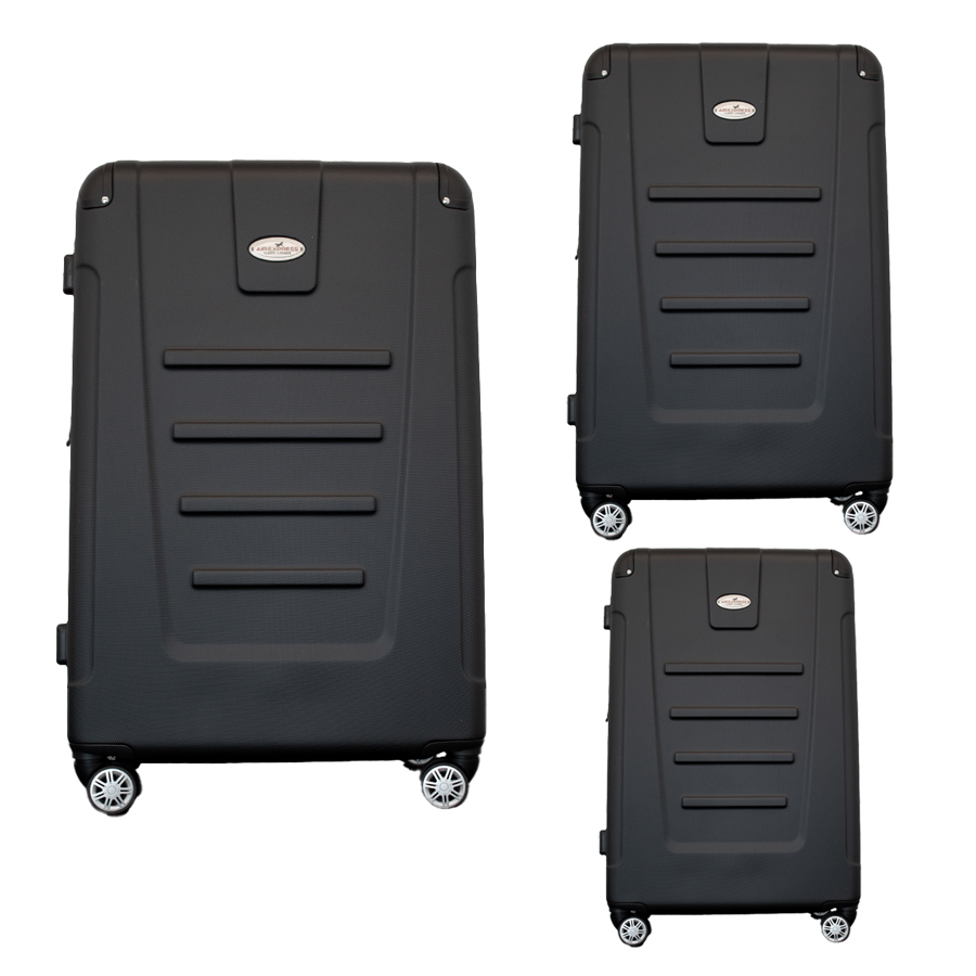Classic Luggage Set - 3 pieces - Black