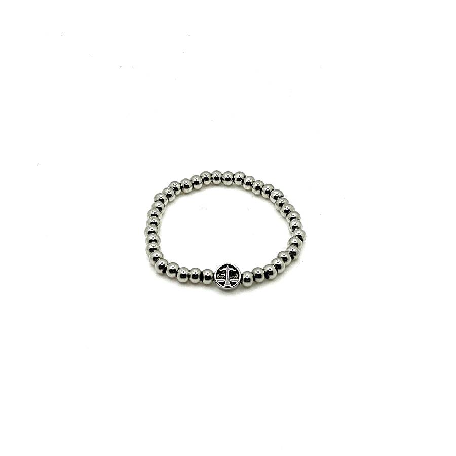 Bracelet zodiaque en acier inoxydable - Balance