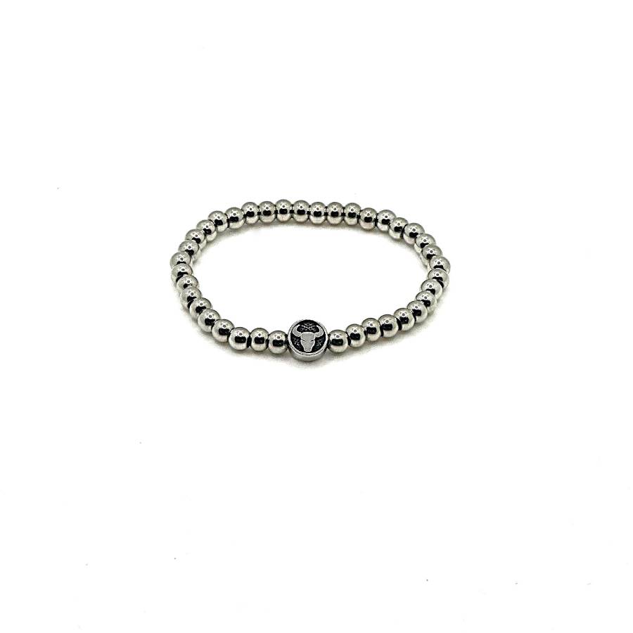 Bracelet zodiaque en acier inoxydable - Taureau