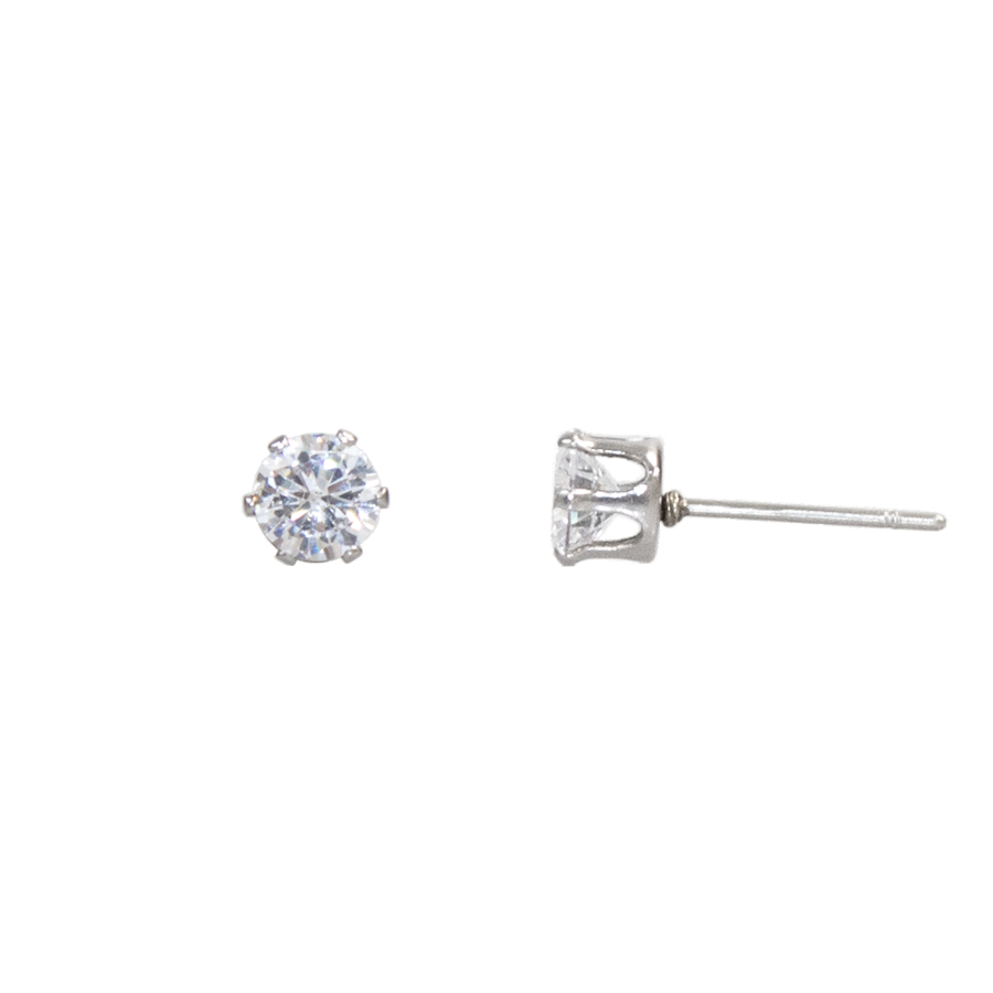 Boutons d'oreille ronds - 5 mm