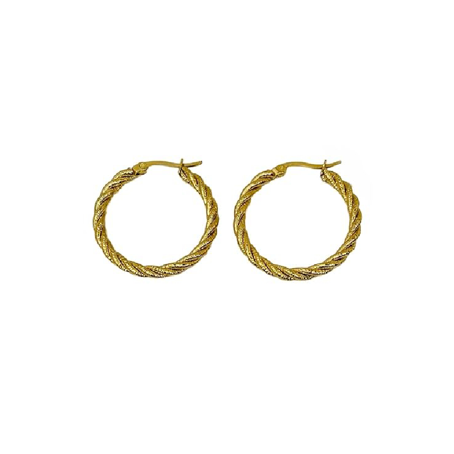 Boucles d'oreilles - Or - 3mm