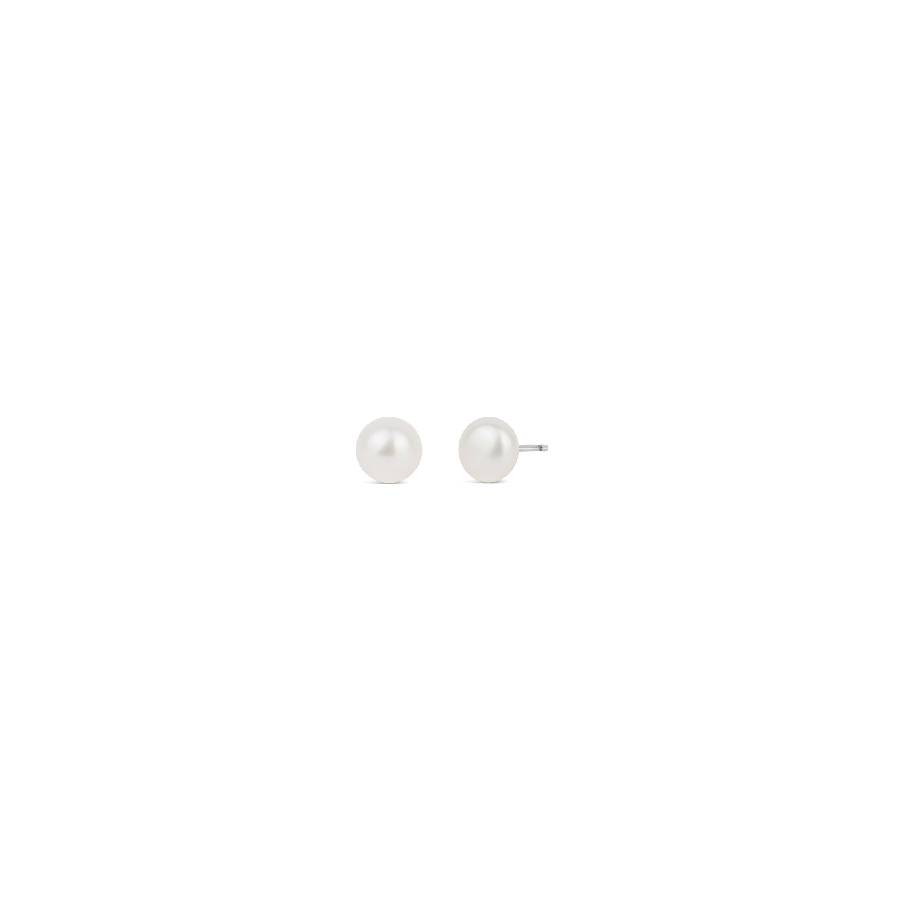 Freshwater Pearl Stud Earrings - 6mm